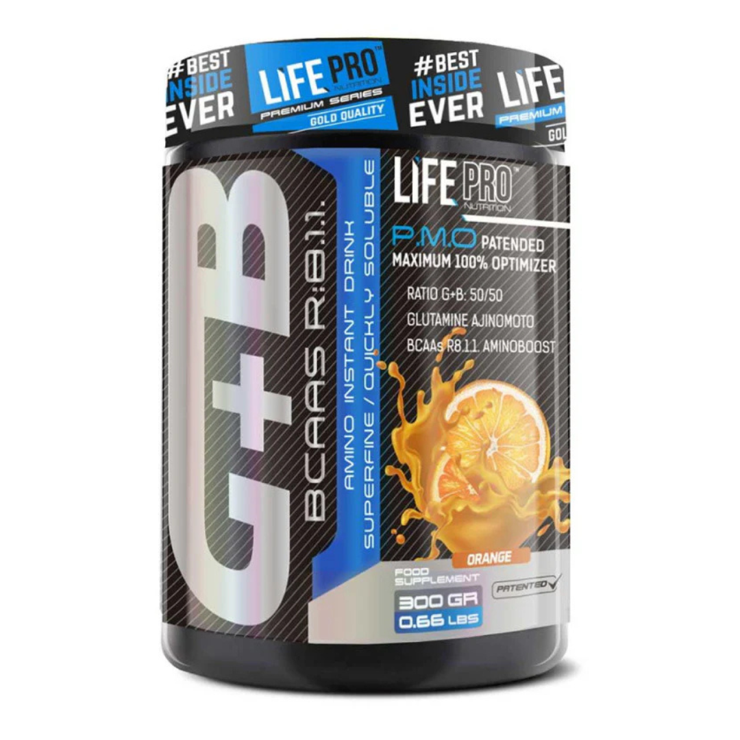 Life Pro Bcaa + Glutamina Ajinomoto 300 G.