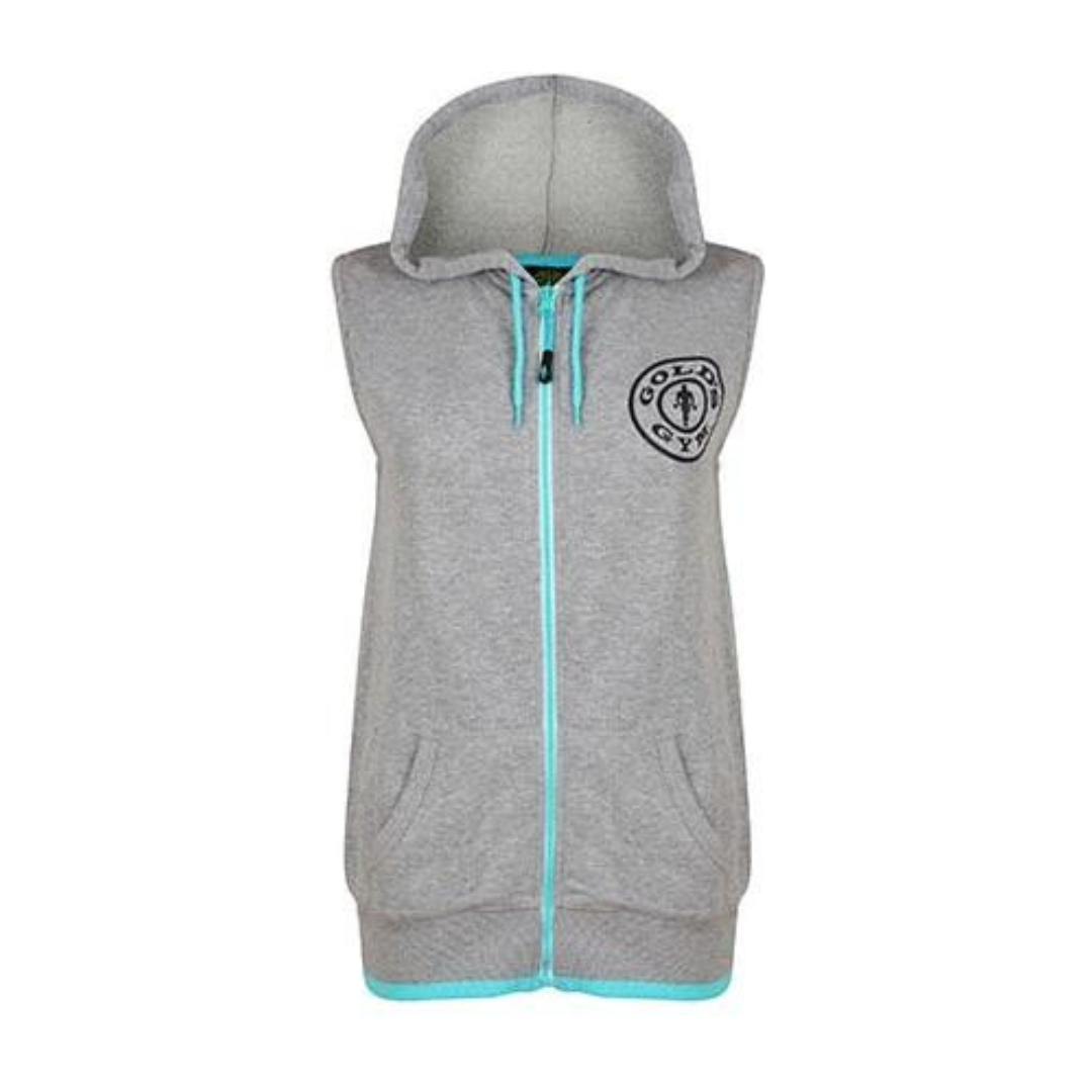 GOLDS GYM LADIES SLEEVELESS HOODIE