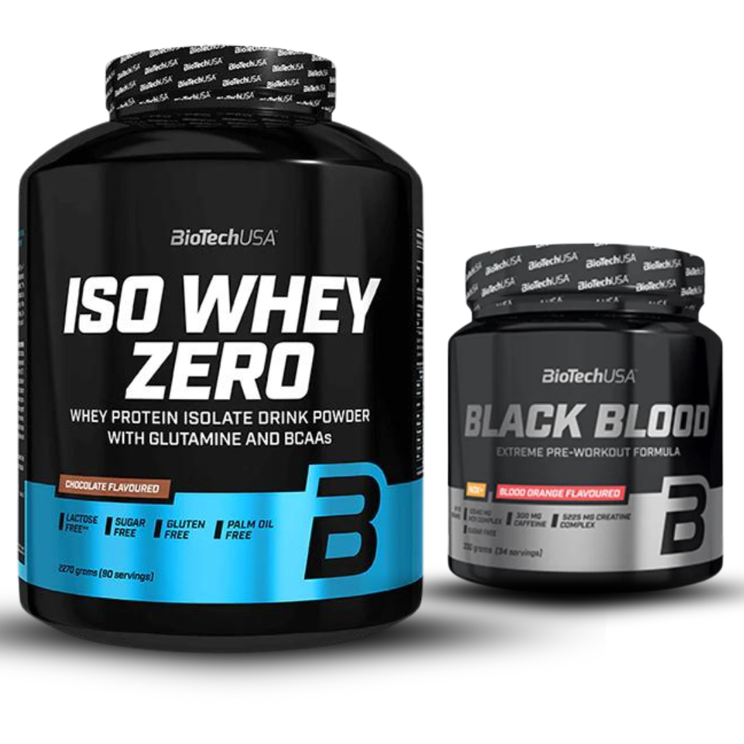 Iso Whey Zero 2270G + Black Blood 330GR