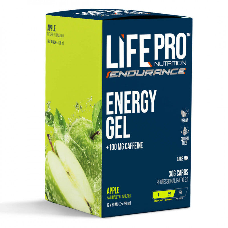 Life Pro Endurance Caffeine Energy Gel 12X60Ml