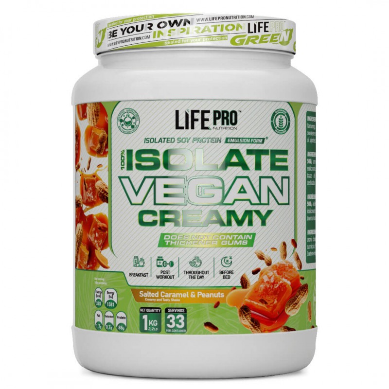 ISOLATE VEGAN CREAMY 1KG LIFE PRO