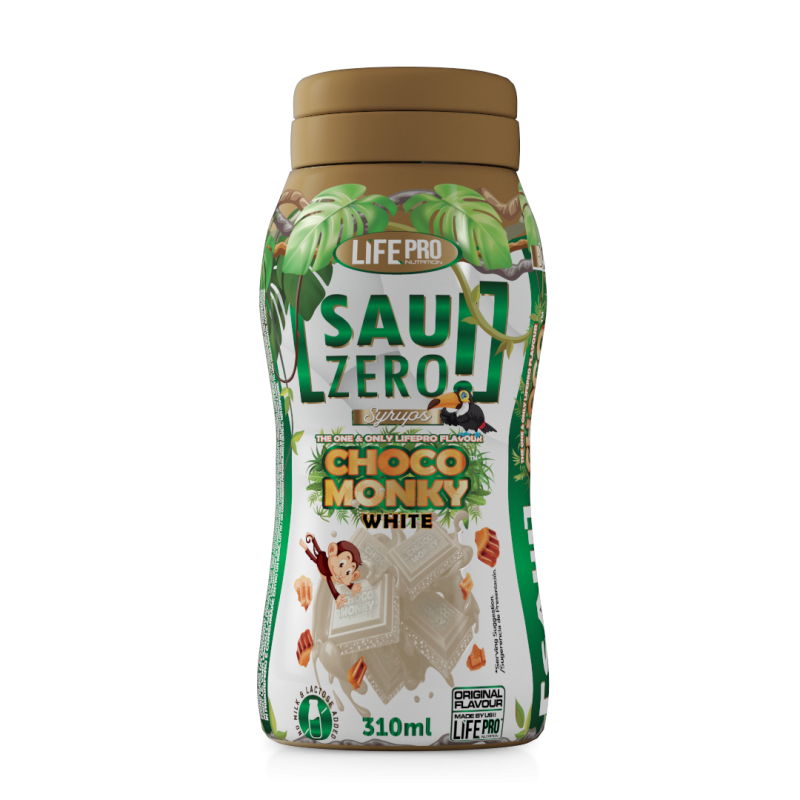 Sauzero Zero Calories White Choco Monky 310ml